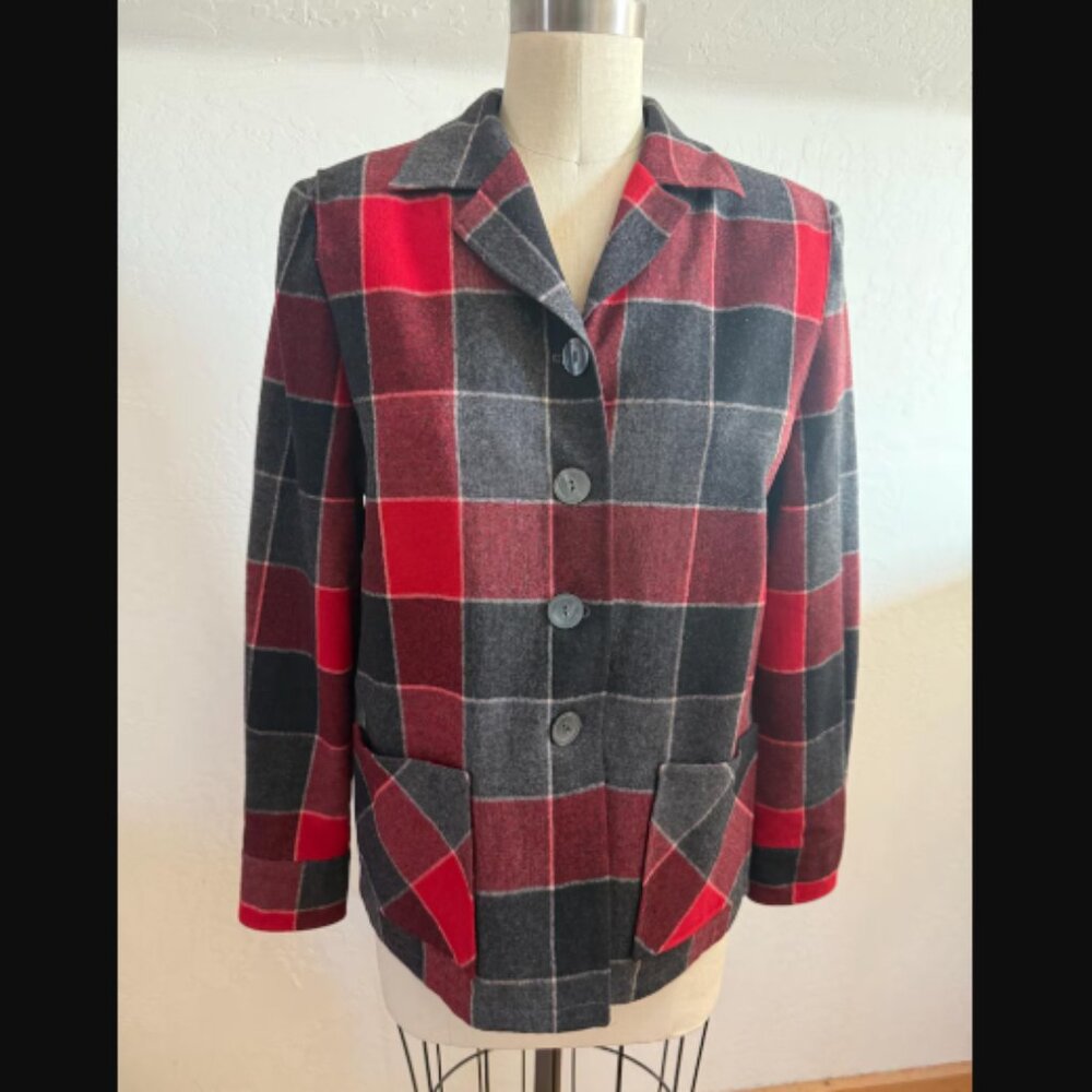 Pendleton Vintage Genuine 49’er Jacket Ltd Ed #2641 100% Wool Plaid Shirt Jacket